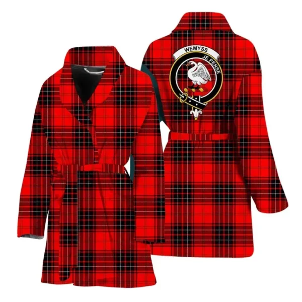 ScotClans Wemyss Women Bathrobe - Wemyss Bathrobe Badge