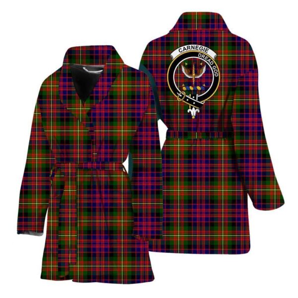 ScotClans Carnegie Women Bathrobe - Carnegie Bathrobe Badge