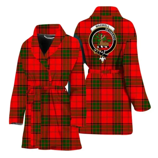 ScotClans Maxwell Women Bathrobe - Maxwell Bathrobe Badge