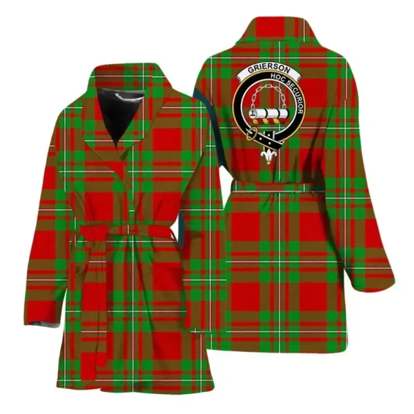 ScotClans Grierson Women Bathrobe - Grierson Bathrobe Badge