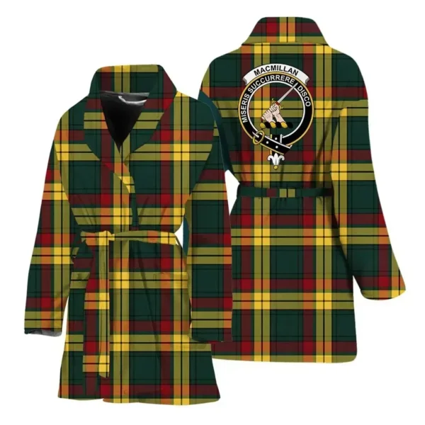 ScotClans MacMillan Women Bathrobe - MacMillan Bathrobe Badge