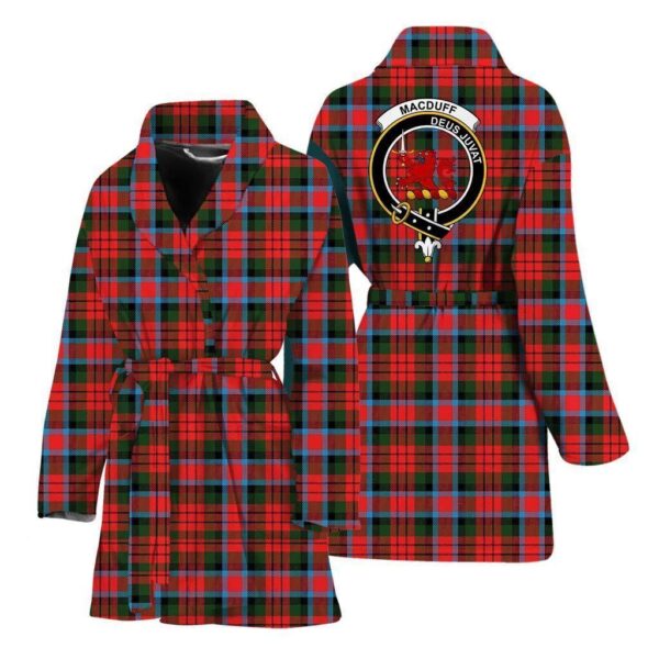 ScotClans MacDuff Women Bathrobe - MacDuff Bathrobe Badge