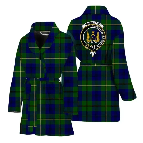 ScotClans Johnstone Women Bathrobe - Johnstone Bathrobe Badge