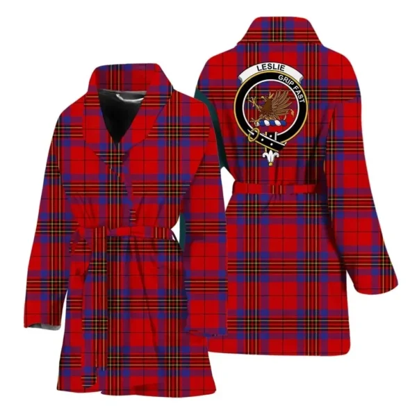 ScotClans Leslie Women Bathrobe - Leslie Bathrobe Badge