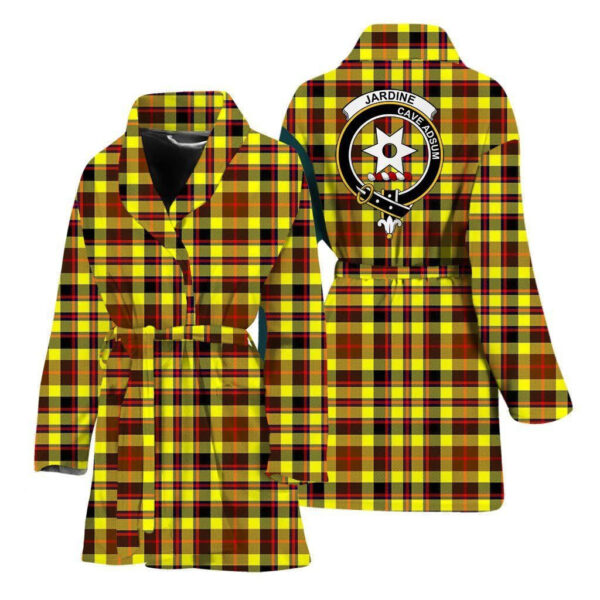 ScotClans Jardine Women Bathrobe - Jardine Bathrobe Badge