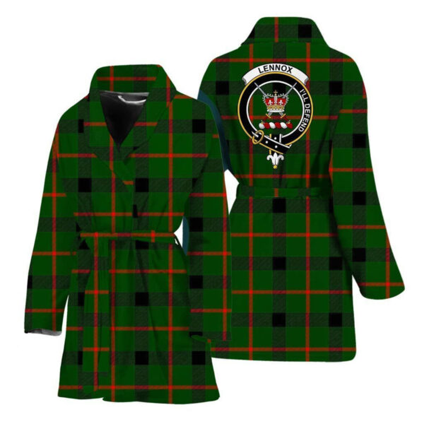 ScotClans Lennox (Lennox Kincaid) Women Bathrobe - Lennox (Lennox Kincaid) Bathrobe Badge