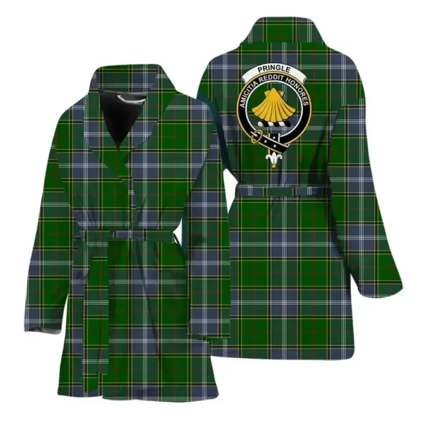 ScotClans Pringle Women Bathrobe - Pringle Bathrobe Badge