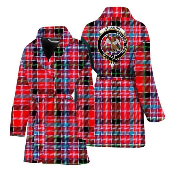 ScotClans Straiton Women Bathrobe - Straiton Bathrobe Badge