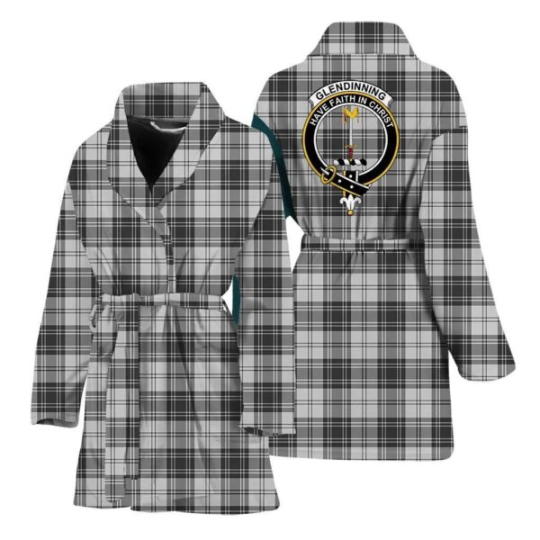 ScotClans Glendinning Women Bathrobe - Glendinning Bathrobe Badge