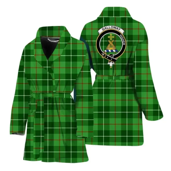 ScotClans Galloway Women Bathrobe - Galloway Bathrobe Badge