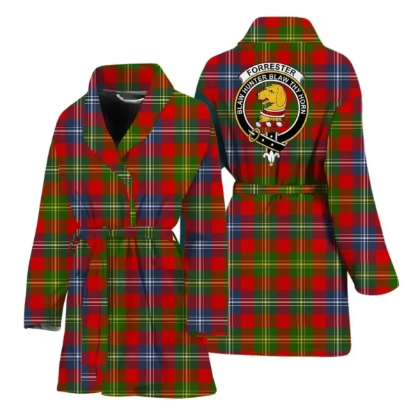 ScotClans Forrester Women Bathrobe - Forrester Bathrobe Badge