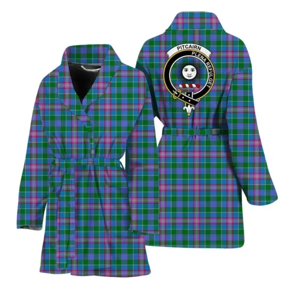 ScotClans Pitcairn Women Bathrobe - Pitcairn Bathrobe Badge