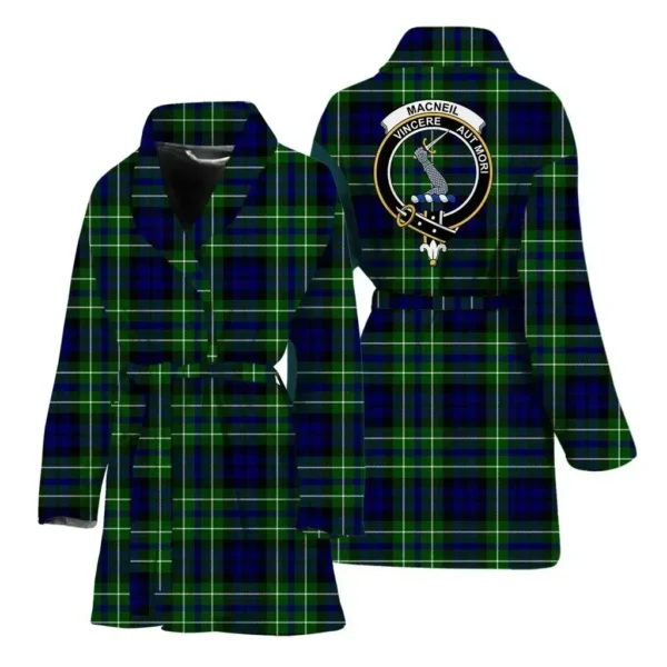 ScotClans MacNeil of Colonsay Women Bathrobe - MacNeil of Colonsay Bathrobe Badge