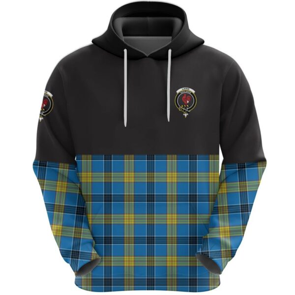 Laing Clan Hoodie, Scottish Tartan Laing Clans Hoodie Half Of Style