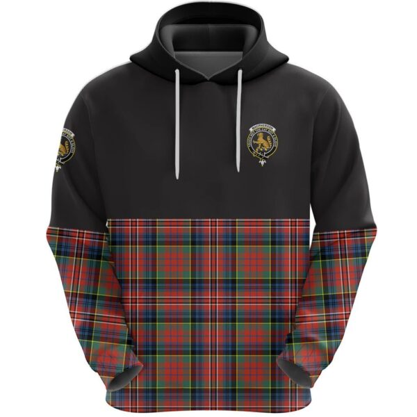 MacPherson Ancient Clan Hoodie, Scottish Tartan MacPherson Ancient Clans Hoodie Half Of Style