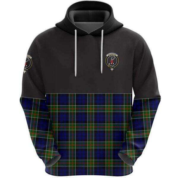 Colquhoun Modern Clan Hoodie, Scottish Tartan Colquhoun Modern Clans Hoodie Half Of Style