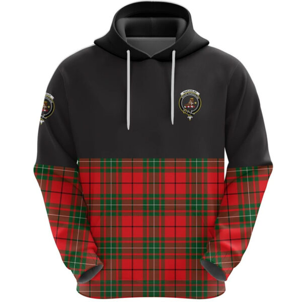 MacAulay Modern Clan Hoodie, Scottish Tartan MacAulay Modern Clans Hoodie Half Of Style