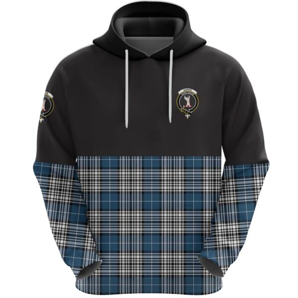 Napier Modern Clan Hoodie, Scottish Tartan Napier Modern Clans Hoodie Half Of Style