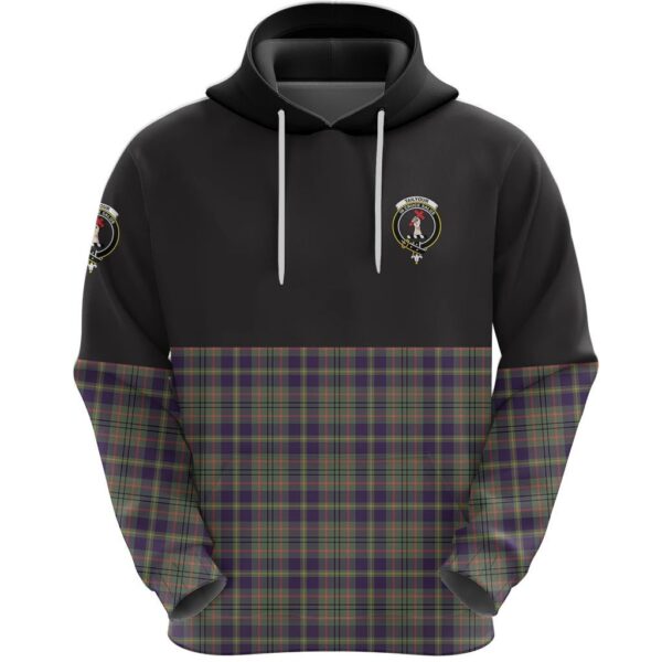 Taylor Weathered Clan Hoodie, Scottish Tartan Taylor Weathered Clans Hoodie Half Of Style