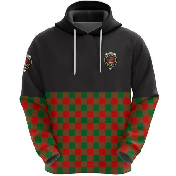 Moncrieff Clan Hoodie, Scottish Tartan Moncrieff Clans Hoodie Half Of Style