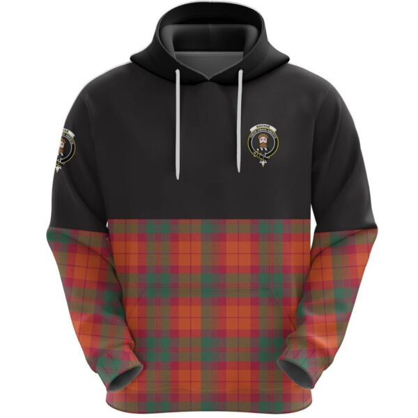 MacNab Ancient Clan Hoodie, Scottish Tartan MacNab Ancient Clans Hoodie Half Of Style