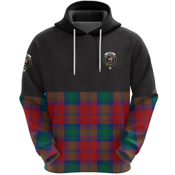 Byres Clan Hoodie, Scottish Tartan Byres Clans Hoodie Half Of Style