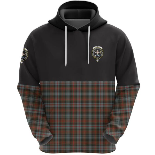 Murray of Atholl Weathered Clan Hoodie, Scottish Tartan Murray of Atholl Weathered Clans Hoodie Half Of Style