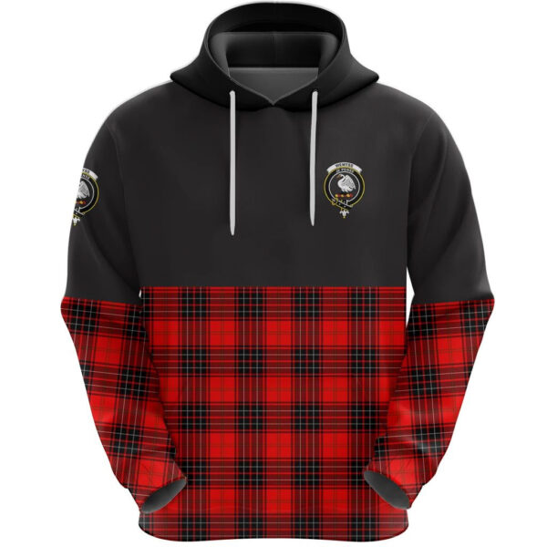 Wemyss Modern Clan Hoodie, Scottish Tartan Wemyss Modern Clans Hoodie Half Of Style