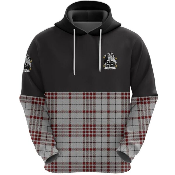 Clayton Clan Hoodie, Scottish Tartan Clayton Clans Hoodie Half Of Style