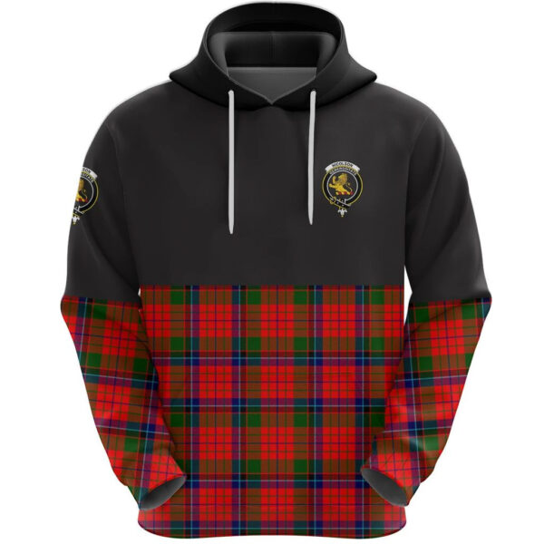 Nicolson Modern Clan Hoodie, Scottish Tartan Nicolson Modern Clans Hoodie Half Of Style