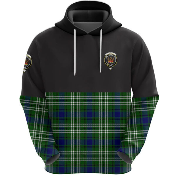 Mow Clan Hoodie, Scottish Tartan Mow Clans Hoodie Half Of Style