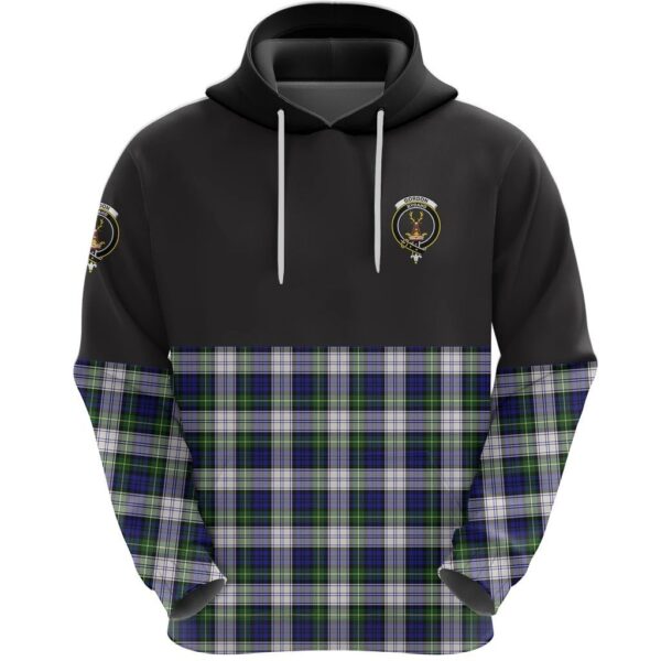 Gordon Dress Modern Clan Hoodie, Scottish Tartan Gordon Dress Modern Clans Hoodie Half Of Style