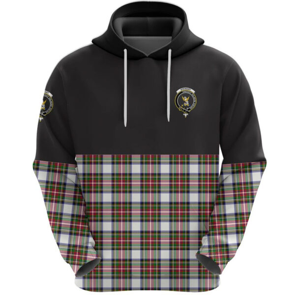 Stewart Dress Modern Clan Hoodie, Scottish Tartan Stewart Dress Modern Clans Hoodie Half Of Style