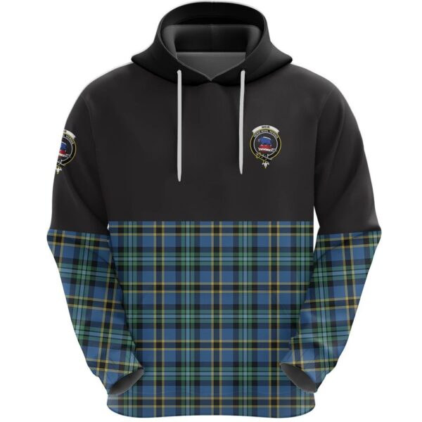 Weir Ancient Clan Hoodie, Scottish Tartan Weir Ancient Clans Hoodie Half Of Style