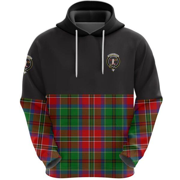 MacCulloch Clan Hoodie, Scottish Tartan MacCulloch Clans Hoodie Half Of Style