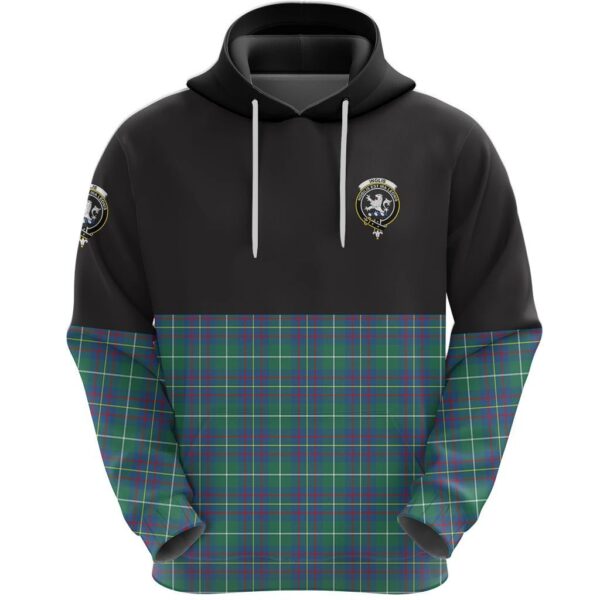 Inglis Ancient Clan Hoodie, Scottish Tartan Inglis Ancient Clans Hoodie Half Of Style