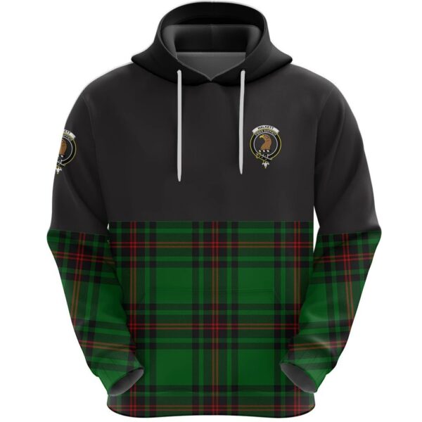 Halkett Clan Hoodie, Scottish Tartan Halkett Clans Hoodie Half Of Style