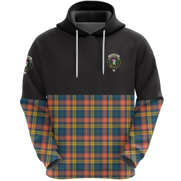 Buchanan Ancient Clan Hoodie, Scottish Tartan Buchanan Ancient Clans Hoodie Half Of Style