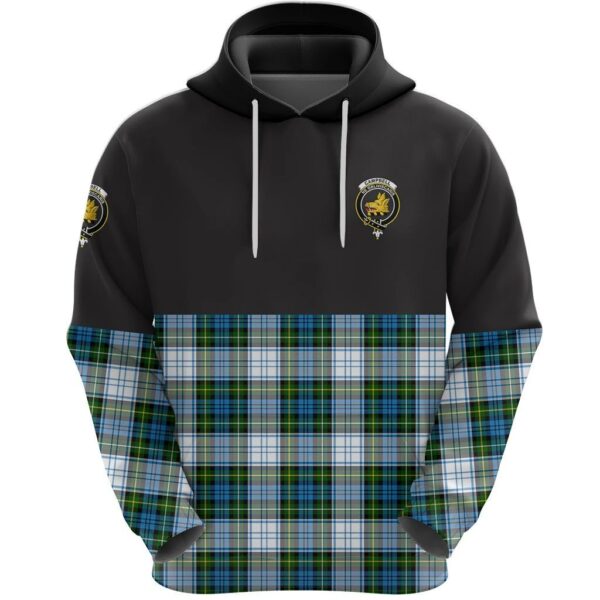 Campbell Dress Clan Hoodie, Scottish Tartan Campbell Dress Clans Hoodie Half Of Style