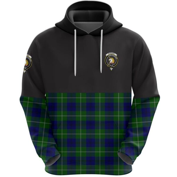 Oliphant Modern Clan Hoodie, Scottish Tartan Oliphant Modern Clans Hoodie Half Of Style