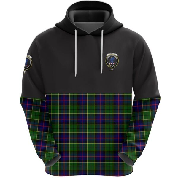 Forsyth Modern Clan Hoodie, Scottish Tartan Forsyth Modern Clans Hoodie Half Of Style