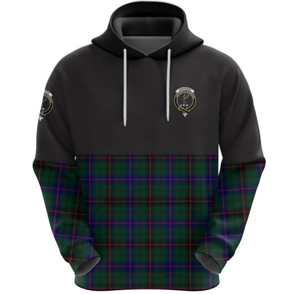 Davidson Modern Clan Hoodie, Scottish Tartan Davidson Modern Clans Hoodie Half Of Style