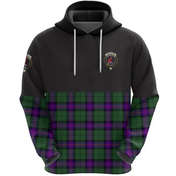 Armstrong Modern Clan Hoodie, Scottish Tartan Armstrong Modern Clans Hoodie Half Of Style