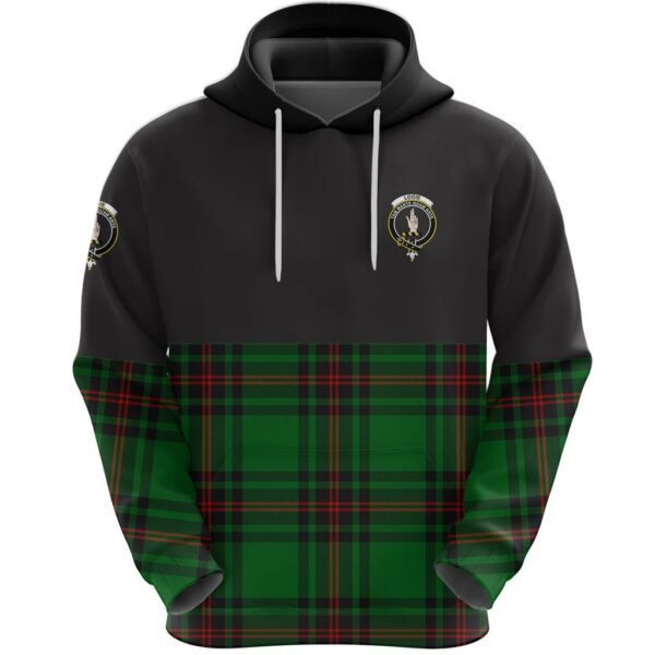 Logie Clan Hoodie, Scottish Tartan Logie Clans Hoodie Half Of Style