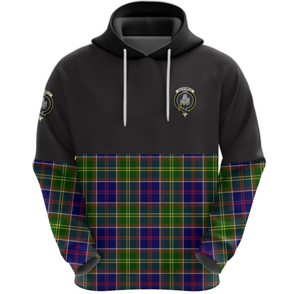 Dalrymple Clan Hoodie, Scottish Tartan Dalrymple Clans Hoodie Half Of Style