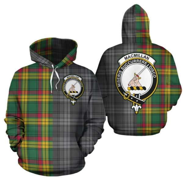 MacMillan Old Ancient Clan Hoodie, Scottish Tartan MacMillan Old Ancient Clans Hoodie Half Of New Style