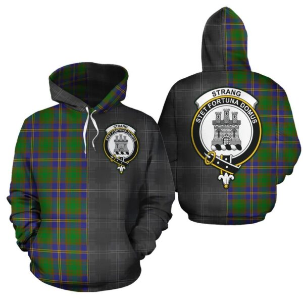 Strange of Balkaskie Clan Hoodie, Scottish Tartan Strange of Balkaskie Clans Hoodie Half Of New Style