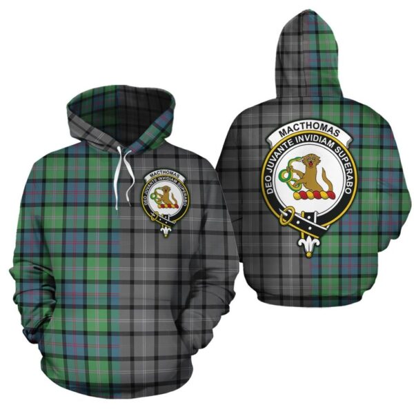 MacThomas Ancient Clan Hoodie, Scottish Tartan MacThomas Ancient Clans Hoodie Half Of New Style