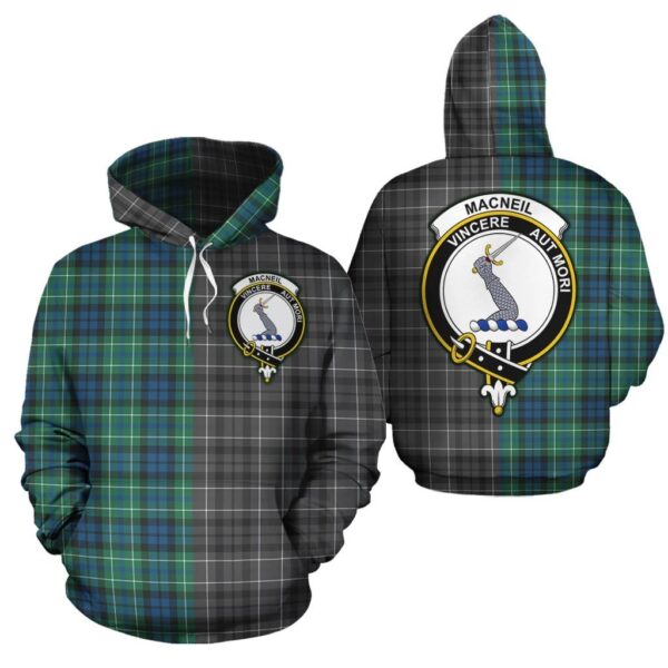 MacNeil of Colonsay Ancient Clan Hoodie, Scottish Tartan MacNeil of Colonsay Ancient Clans Hoodie Half Of New Style