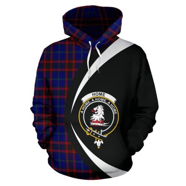 Home Modern Clan Hoodie, Scottish Tartan Home Modern Clans Hoodie Circle Style